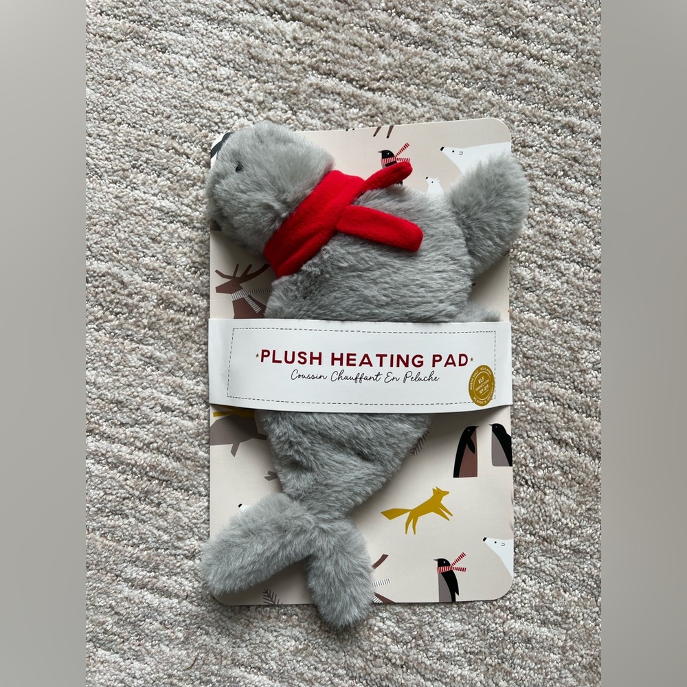 BNWT heating pad seal plush from Indigo